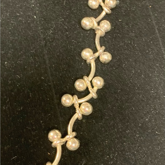 Silpada Polished Bar Bead Link Bracelet - Picture 2 of 6